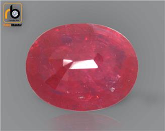 NATURAL RUBY (MANAK) (HEATED & TREATED) (MH) 1.91 CRT ( 29329 )
